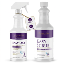 Load image into Gallery viewer, Daily Duo containing one Easy Oxy and one Easy Scrub bottle